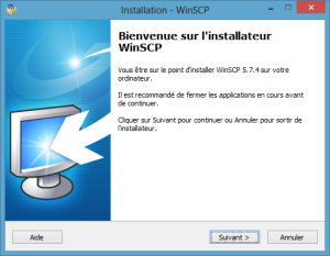 16 - installation WinSCP